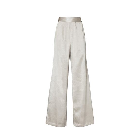 Ramy Brook Satin Iris Wide Leg Pant - 12 - Picture 1 of 5